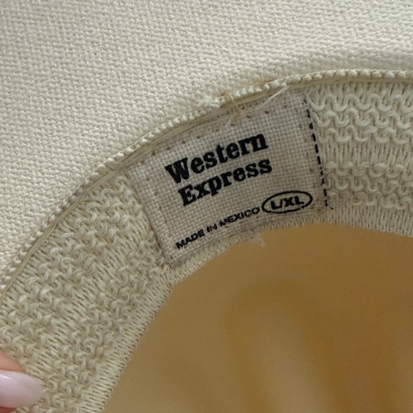 Western Express Cream Cowboy Hat - Picture 2 of 2